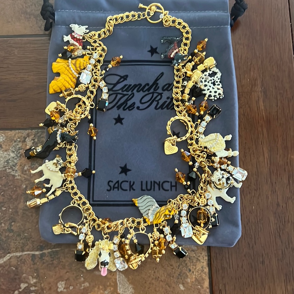 Lunch At The Ritz KENNEL CLUB Necklace; RARE!!